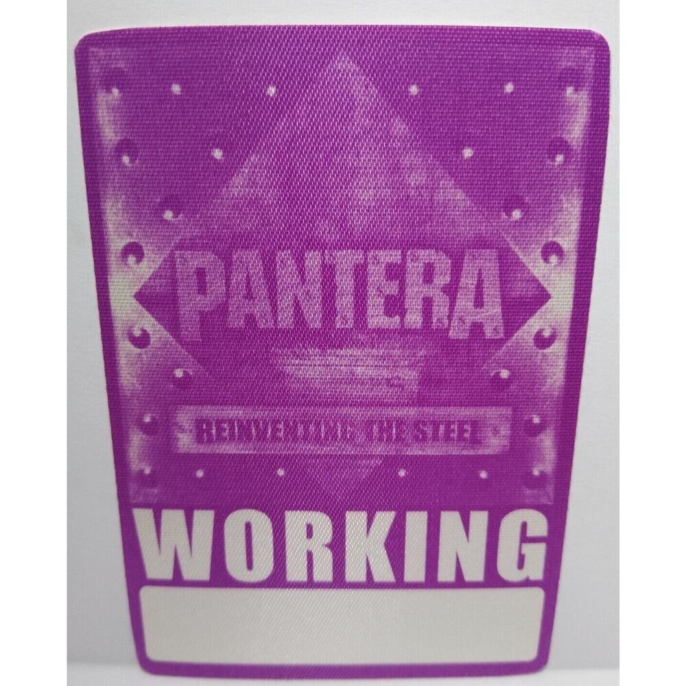 Pantera Reinventing The Steel Backstage Pass 2000 Heavy Metal Hard Rock Working